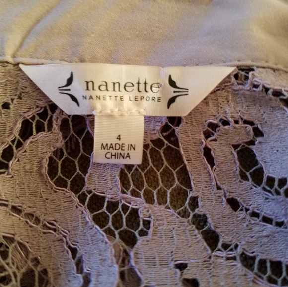 Fitted Lace Dress in Dusty Mauve - Picture 7 of 12